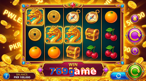 Main screen of 769Game pg page for PK players