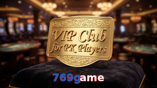 Main screen of 769Game vip page for PK players